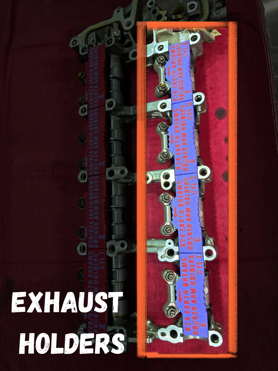 2.4 Earth Dreams Cylinder Head Disassembly Trays & Rocker Arm Holders