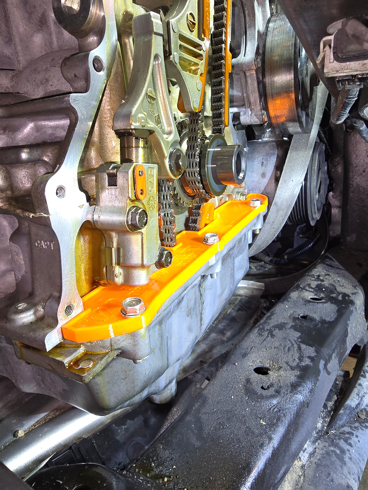 Oil Pan Cover Honda K20 Earth Dreams - 3D Printed