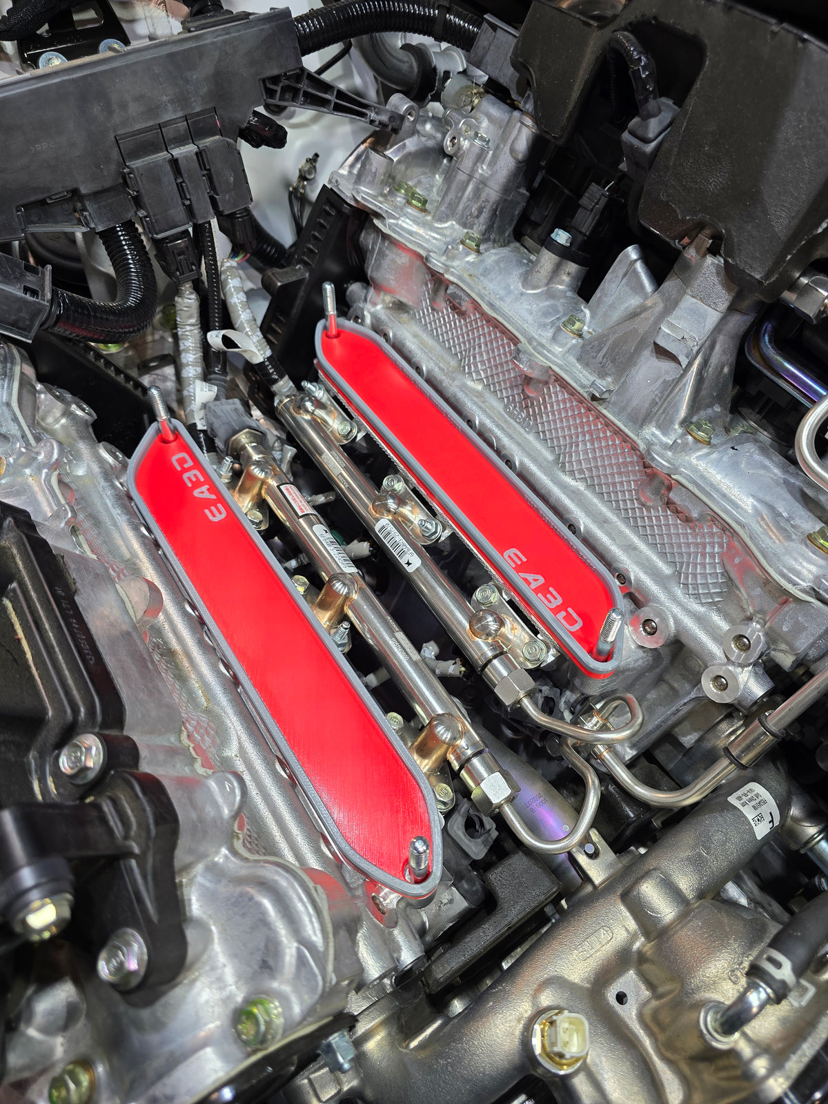 Honda DOHC V6 Lower Intake Covers - 3D Printed