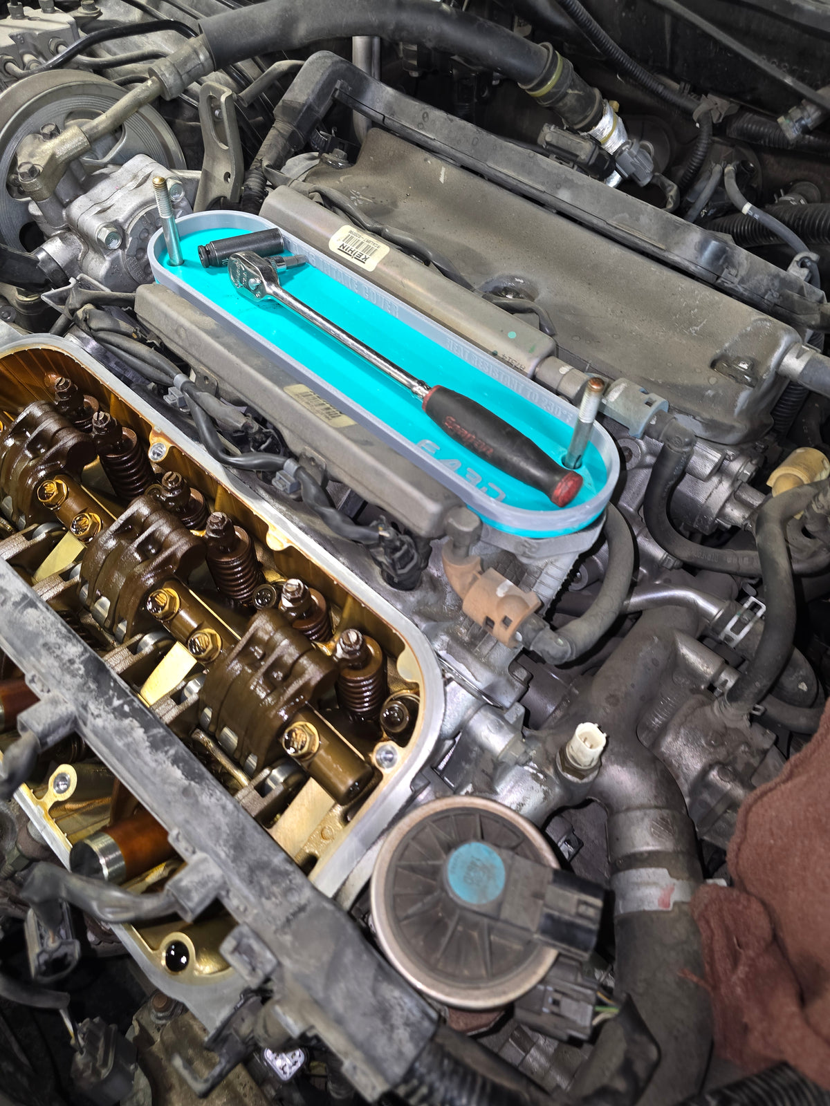 J32 J35 J37 Intake Block Off Plate, Honda V6 Intake Plenum Cover - 3D Printed