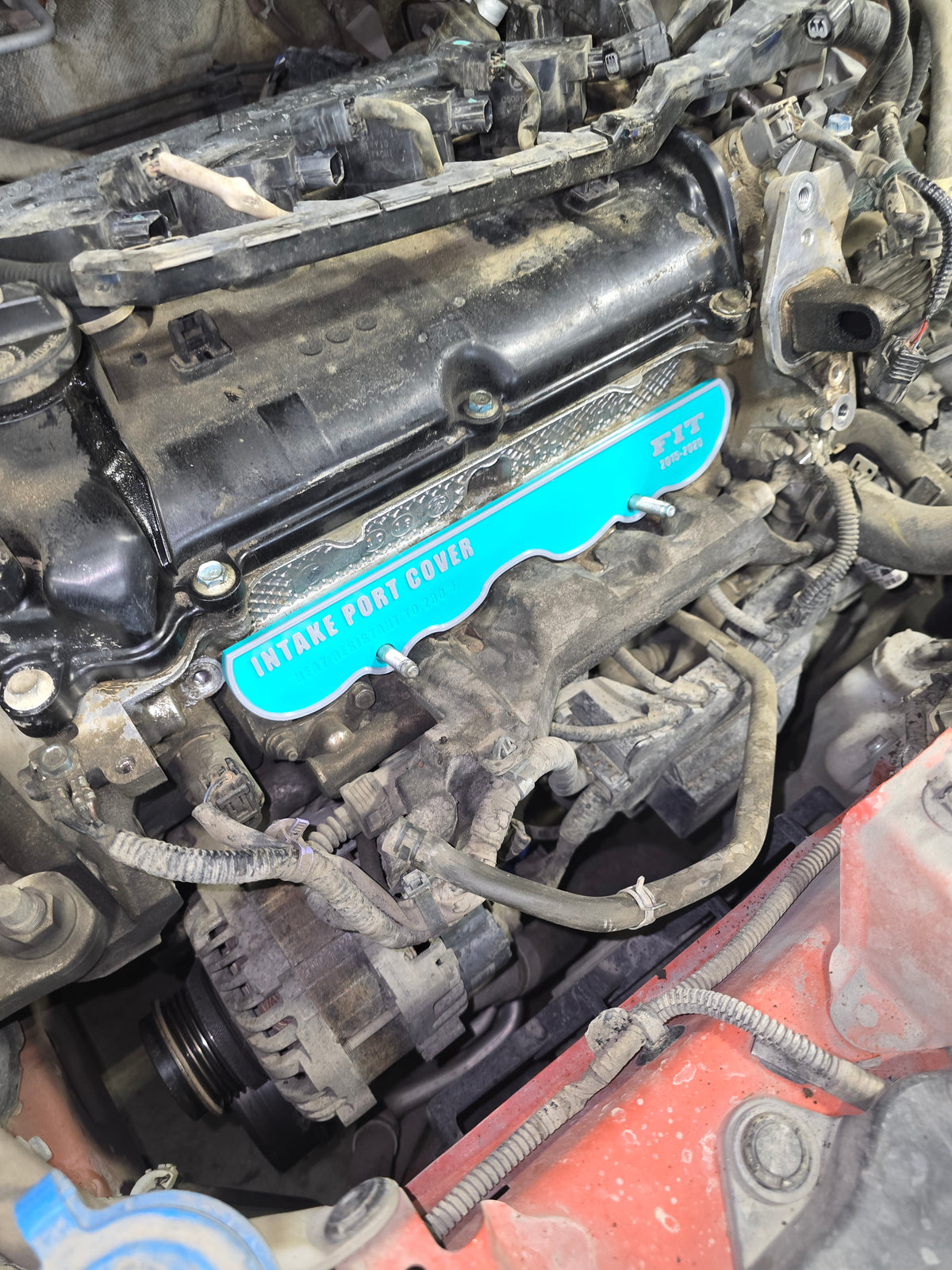 Intake Block Off Plate Honda Fit 3rd Gen (2015-2020)  - 3D Printed