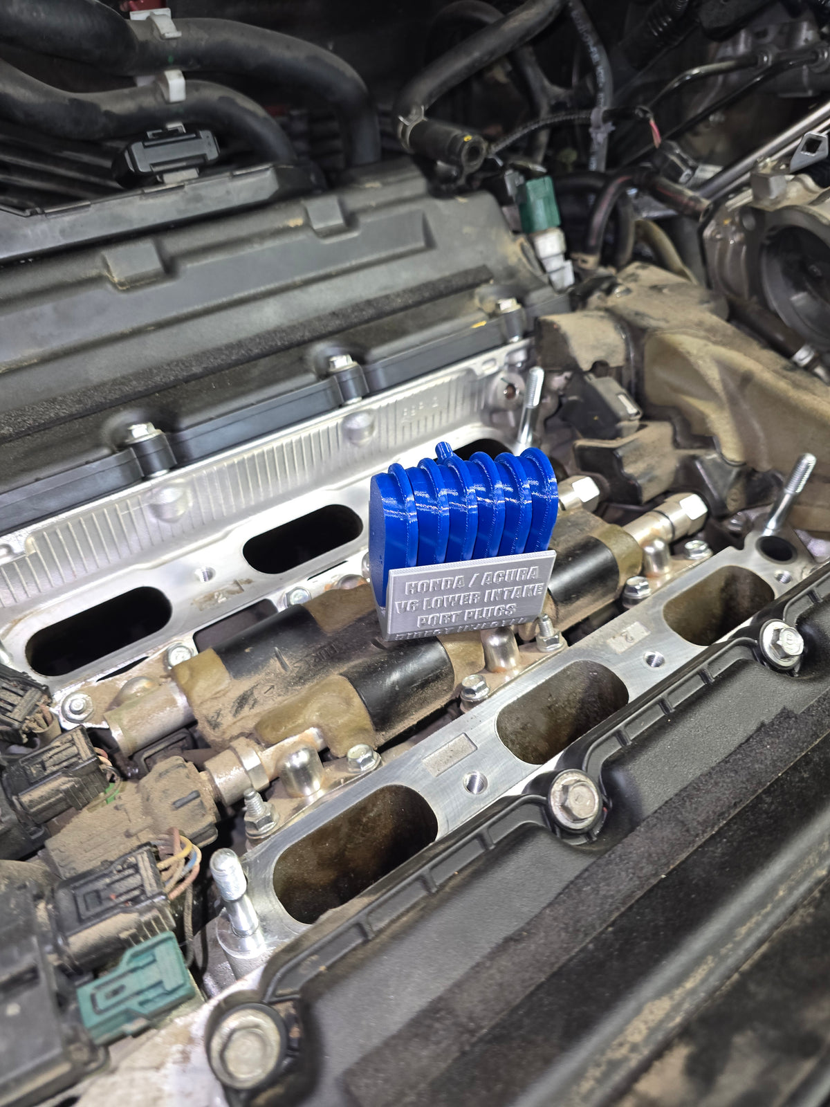 J35 Earth Dreams Individual Lower Intake Port Covers Honda & Acura- 3D Printed