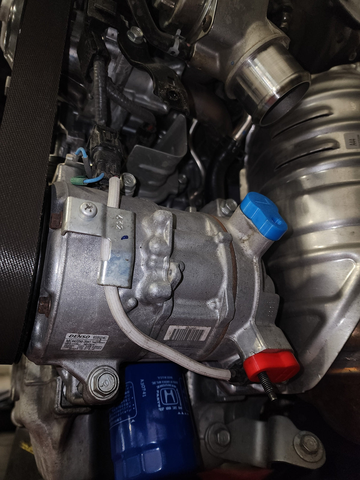 A/C Compressor and Line Plugs, Honda