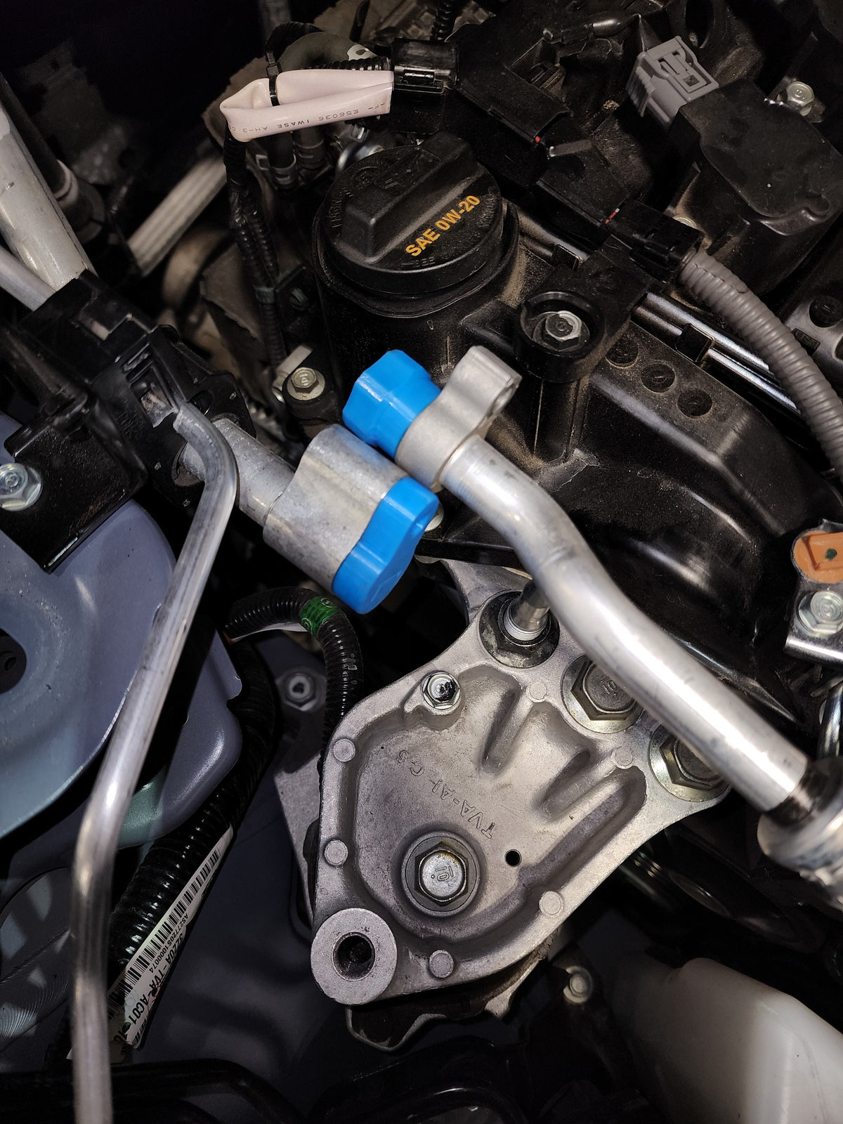 A/C Compressor and Line Plugs, Honda
