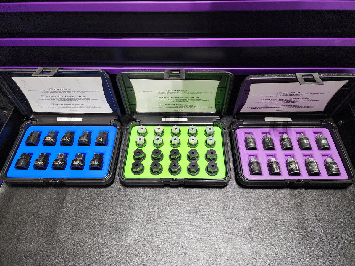 Wheel Lock Tray Inserts for 19mm Locks and 22mm Locks