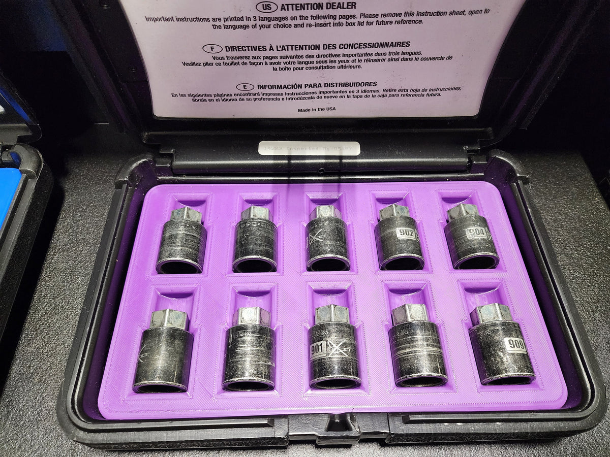 Wheel Lock Tray Inserts for 19mm Locks and 22mm Locks