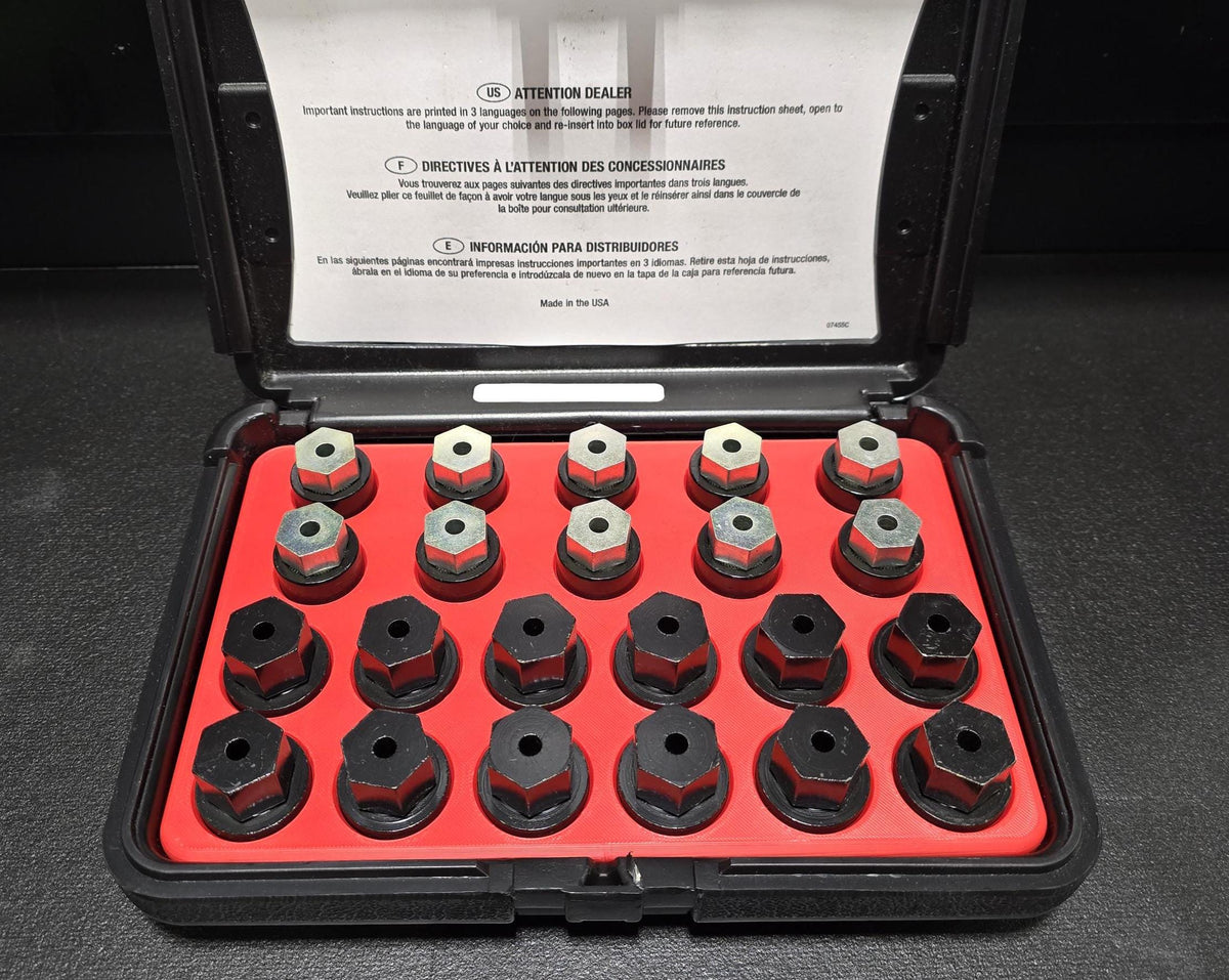 Wheel Lock Tray Inserts for 19mm Locks and 22mm Locks