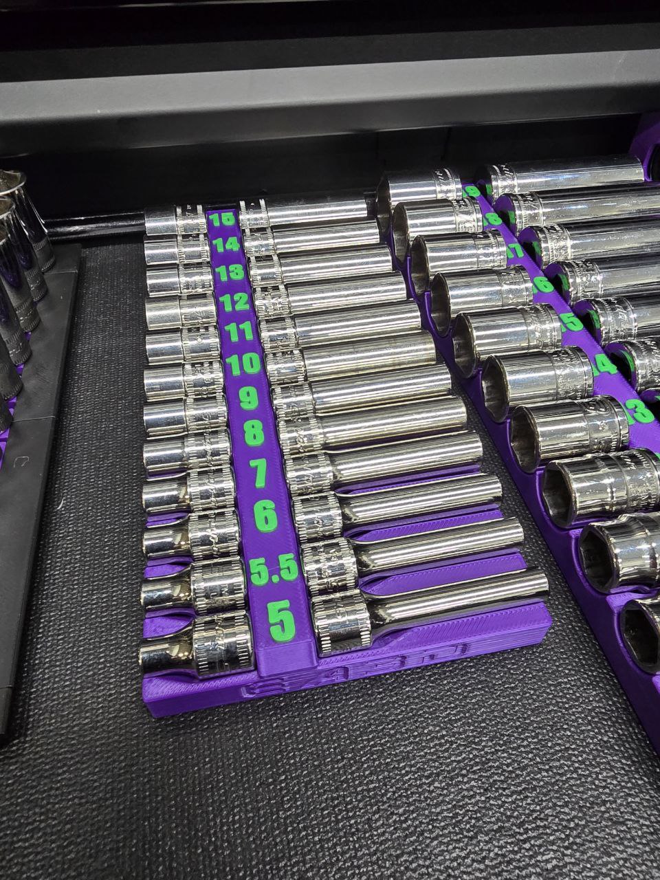 Socket Set Organizers Deep & Shallow 2-Inch Drawer