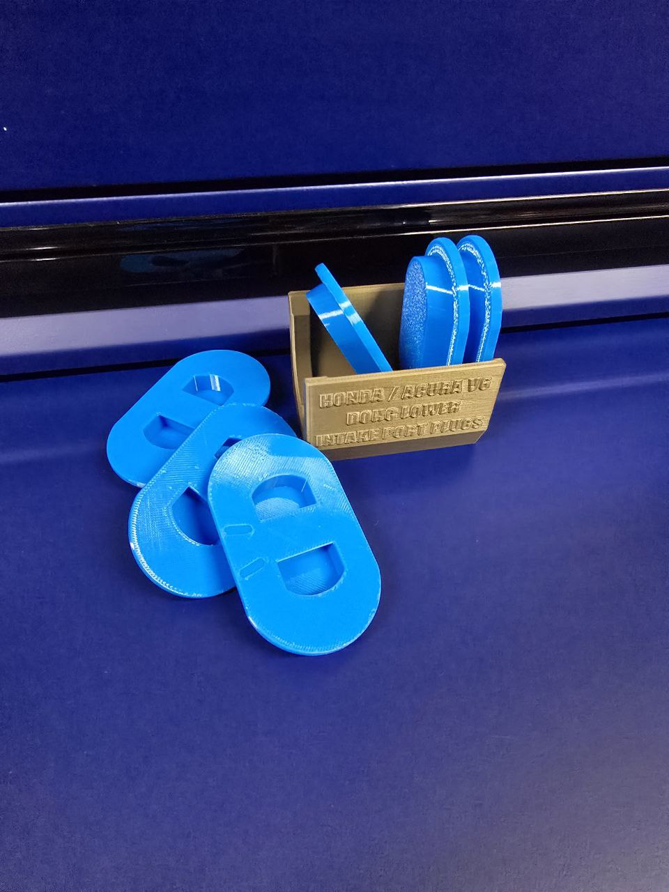 Honda DOHC V6 Lower Intake Port Plugs - 3D Printed