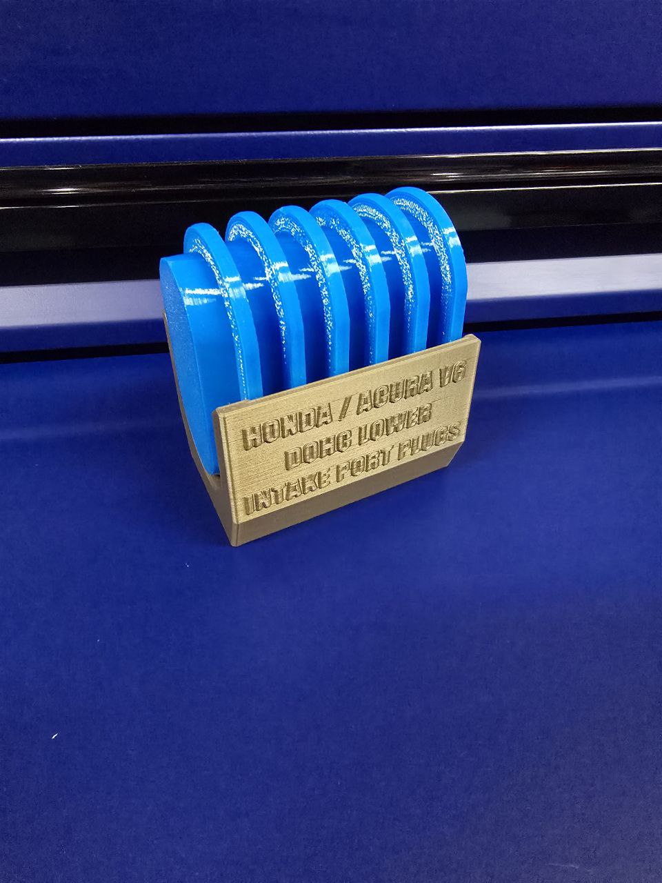 Honda DOHC V6 Lower Intake Port Plugs - 3D Printed