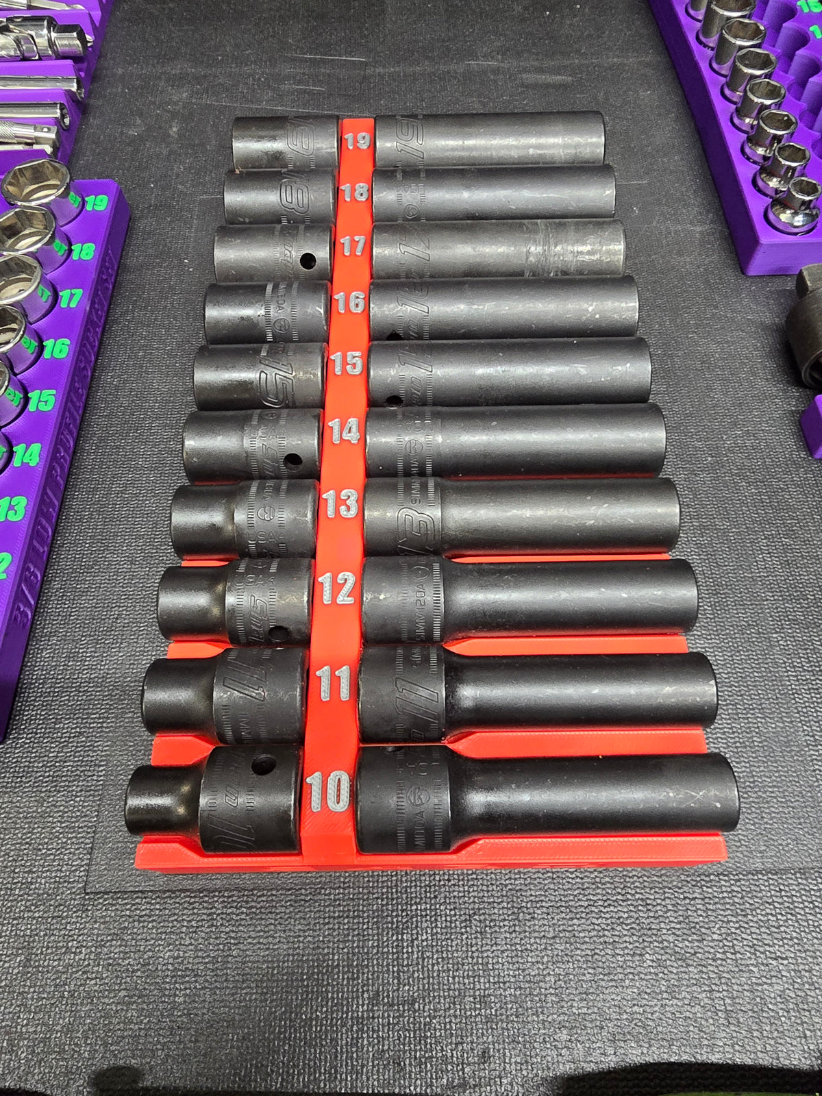 Socket Set Organizers Deep & Shallow 2-Inch Drawer