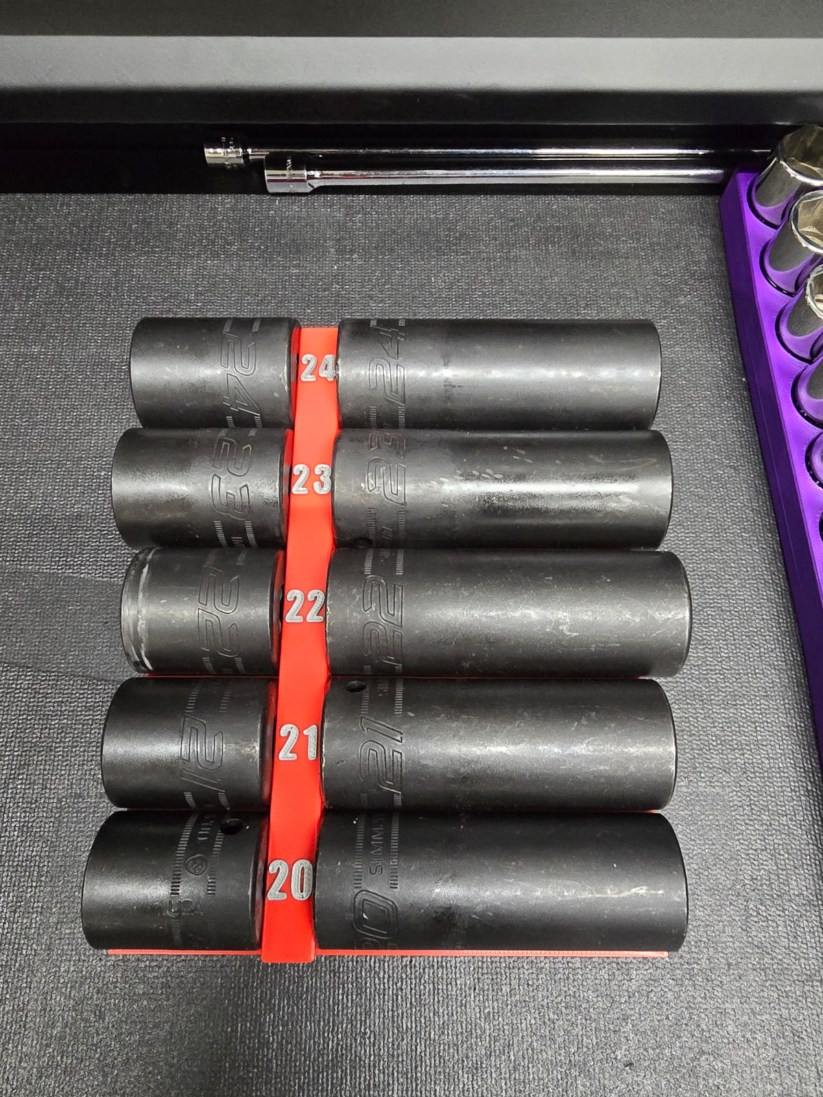 Socket Set Organizers Deep & Shallow 2-Inch Drawer